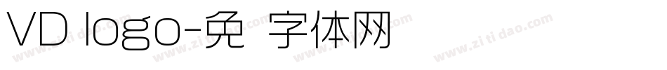VD logo字体转换
